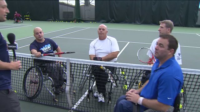 The art of wheelchair tennis and those who play it