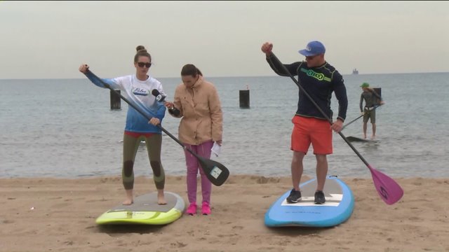 Celebrating the opening of North Avenue Beach this weekend