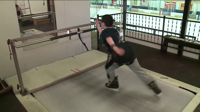 Kids learn to skate in amazing ways at Glacier Ice Arena