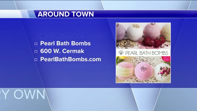 Ana checks out Pearl Bath Bombs in Pilsen
