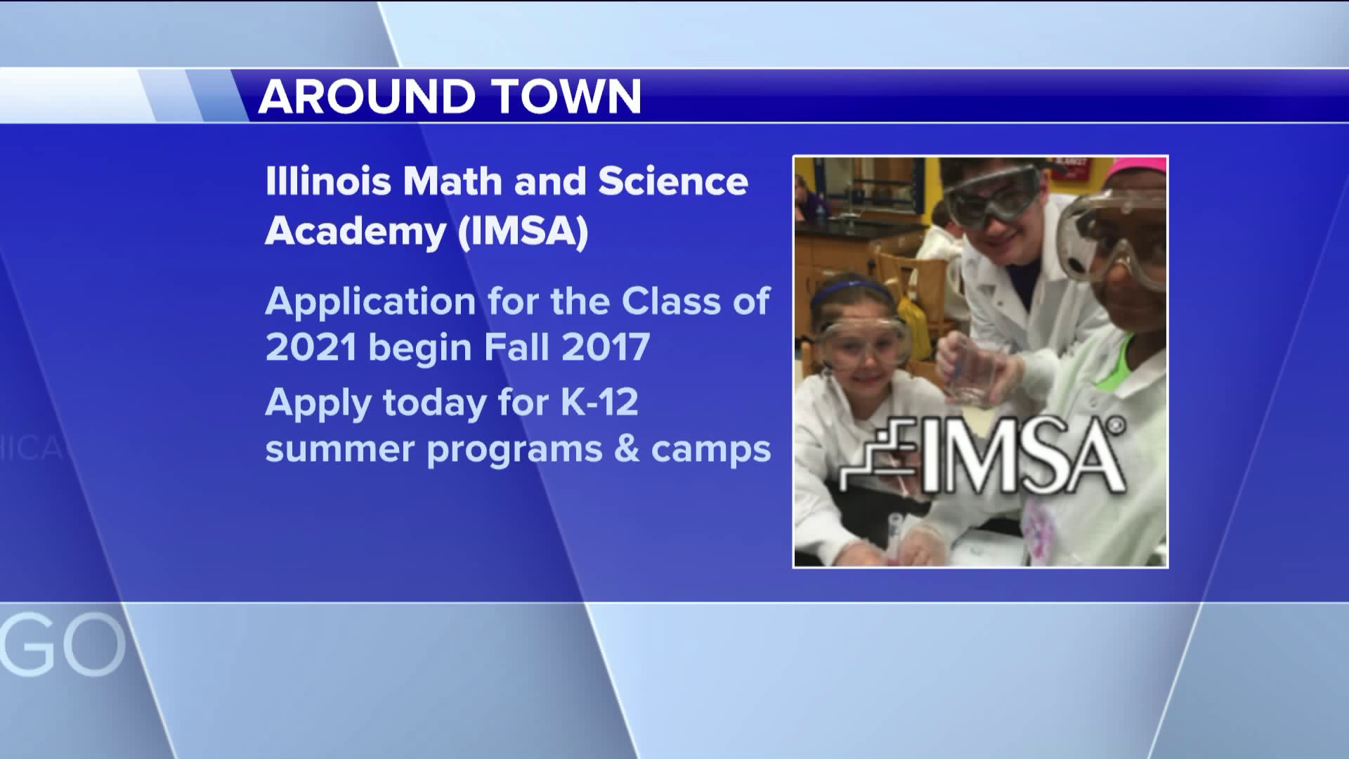Around Town visits the Illinois Math and Science Academy (IMSA)