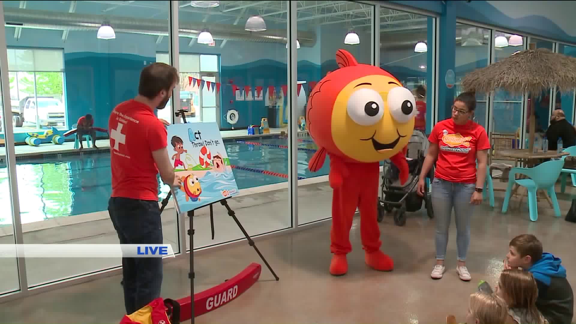 Around Town visits Goldfish Swim School to learn summer water safety