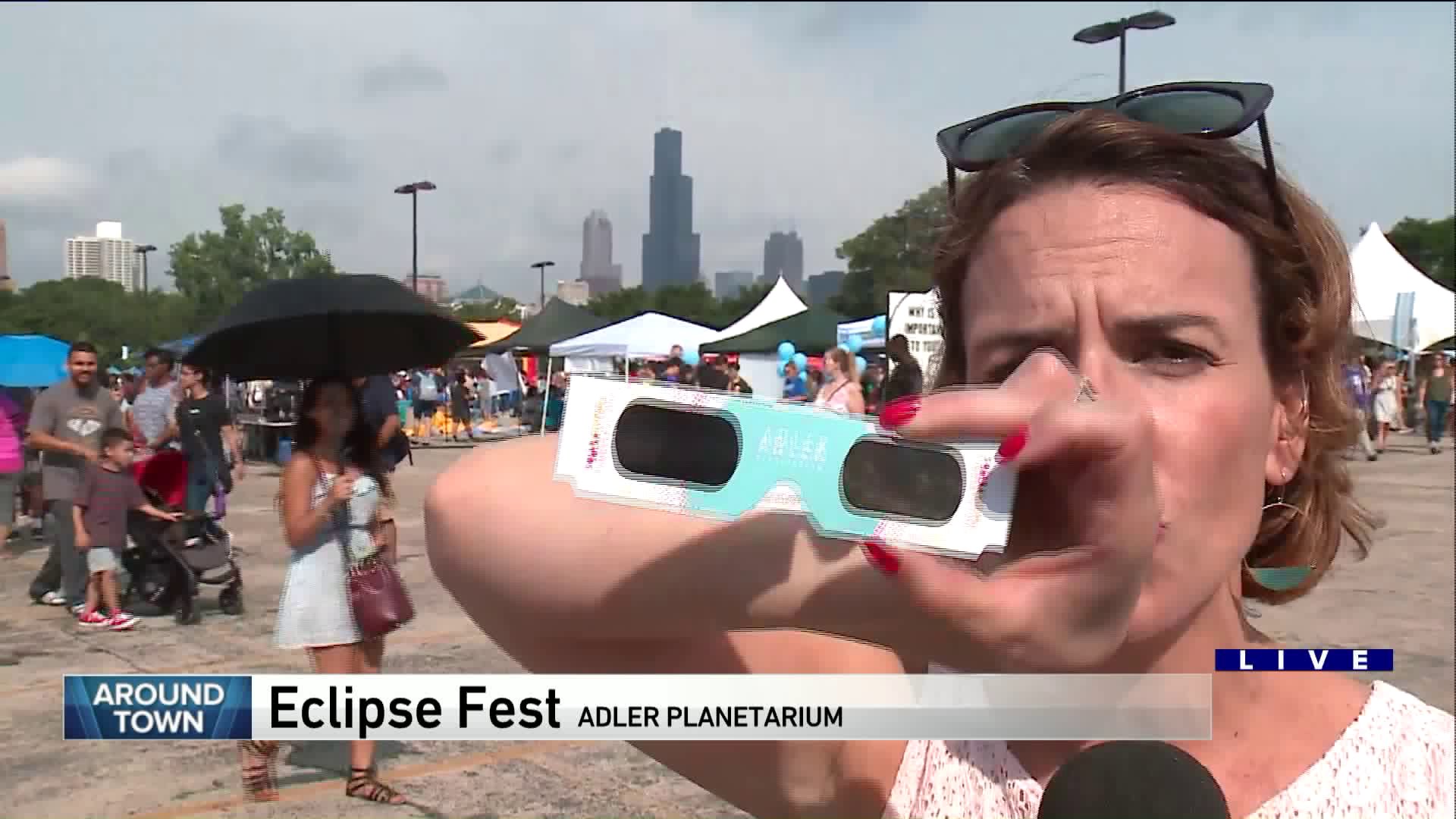 Around Town checks out the Eclipse Fest at the Adler Planetarium