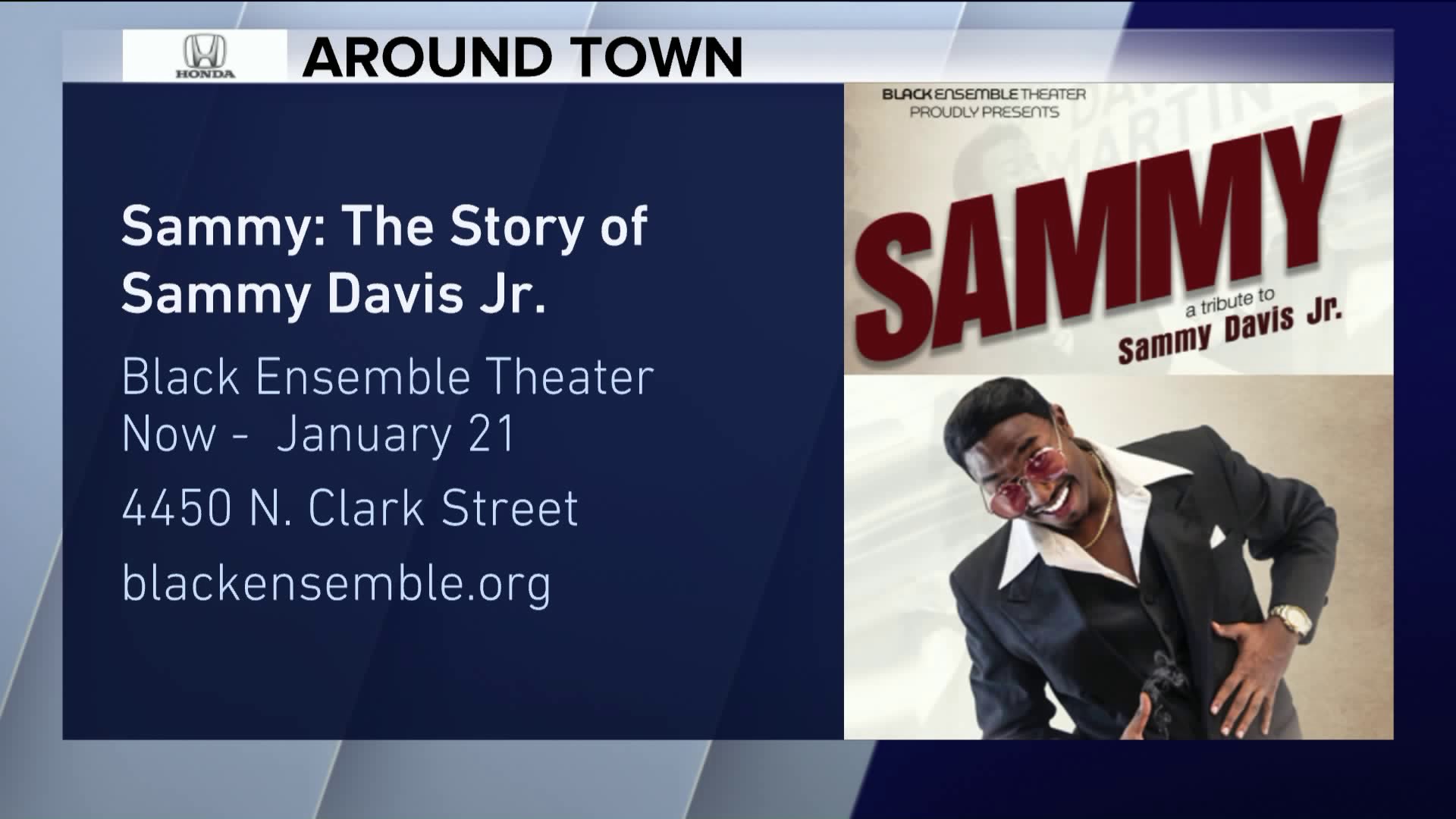 Around Town checks out Sammy: A Tribune to Sammy Davis Jr.