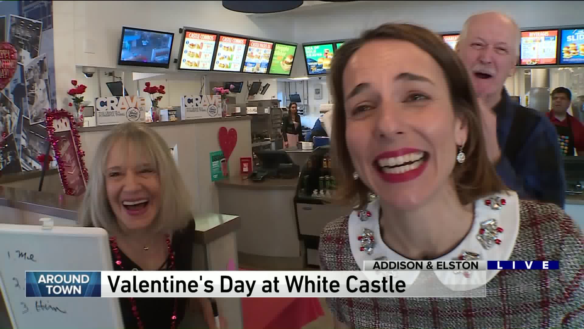 Around Town celebrates Valentine’s Day at White Castle