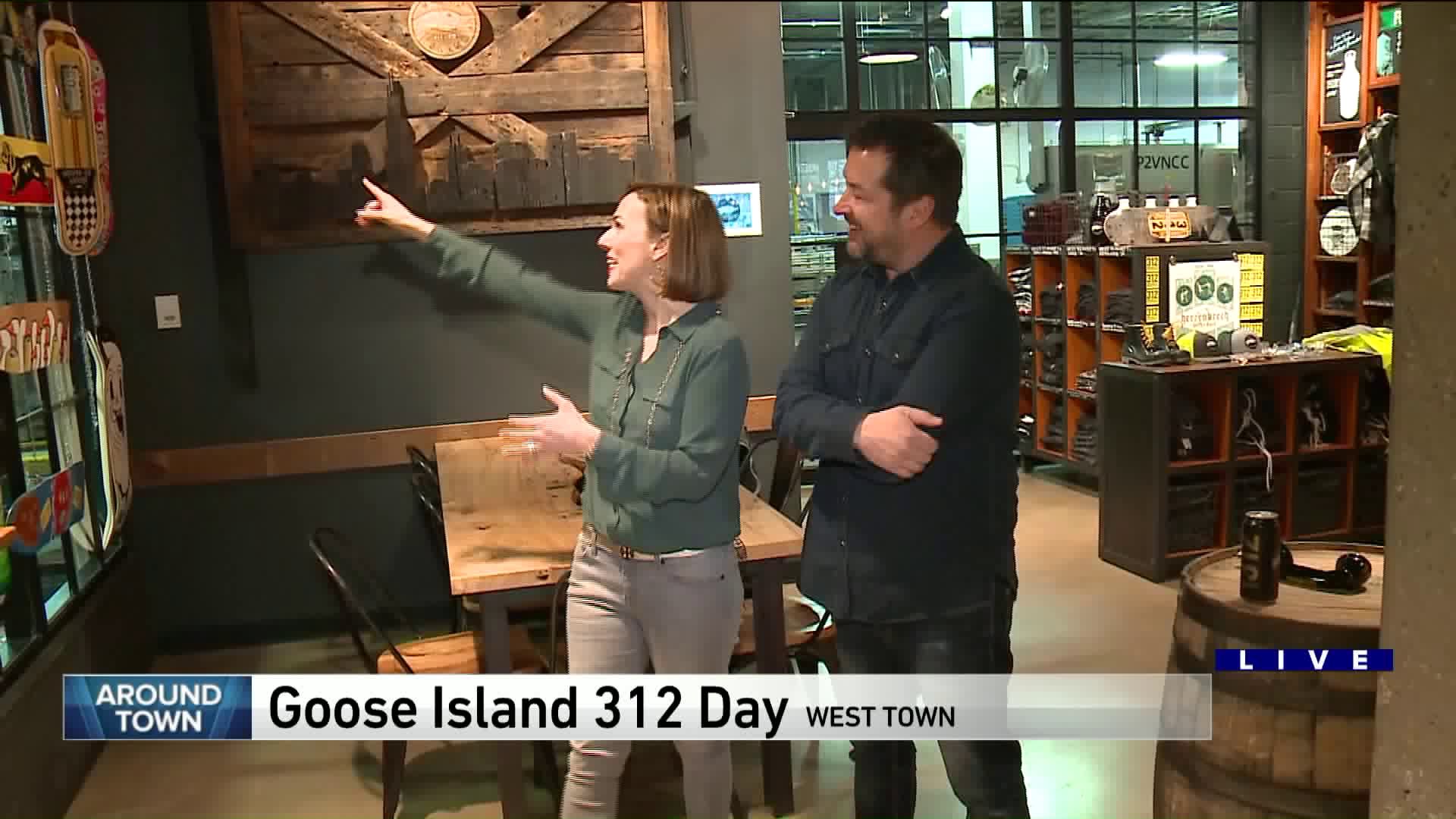 Around Town celebrates 312 Day at Goose Island