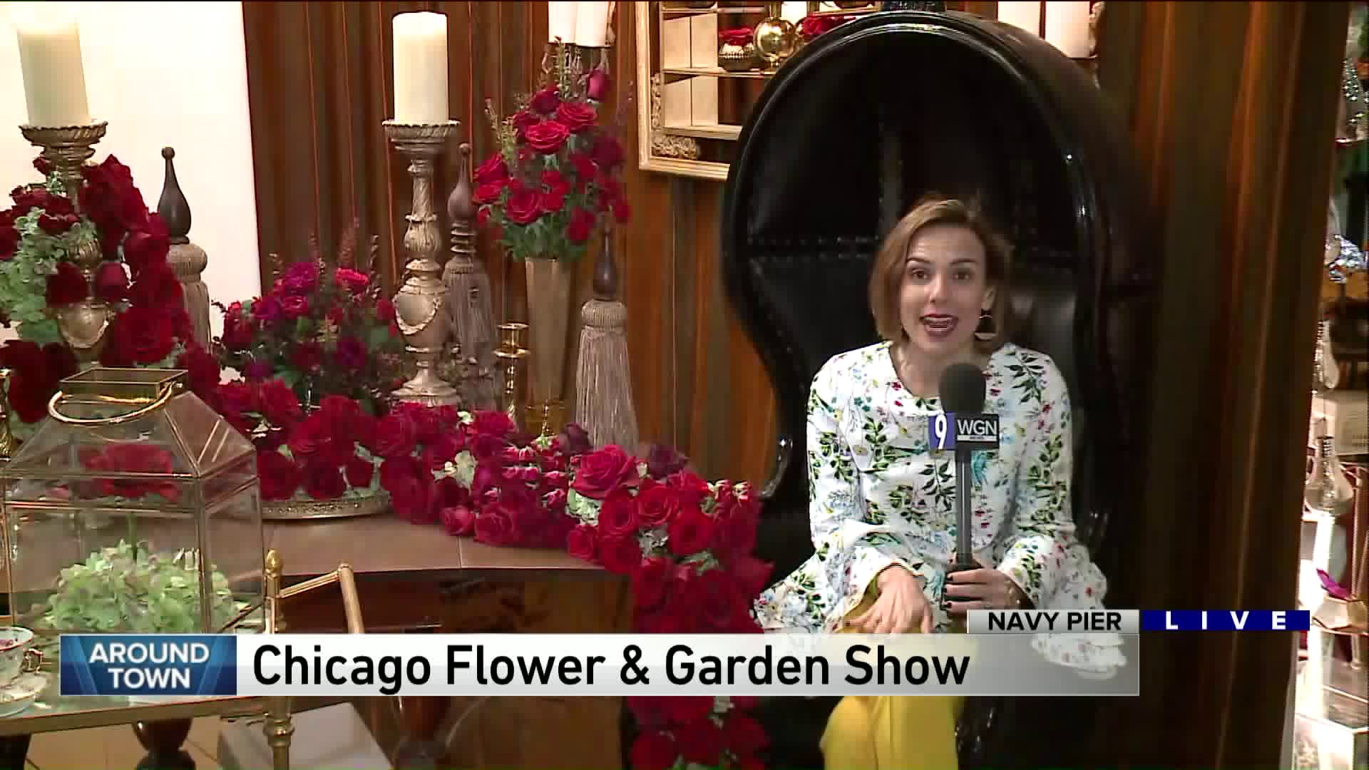 Around Town checks out the Chicago Flower & Garden Show