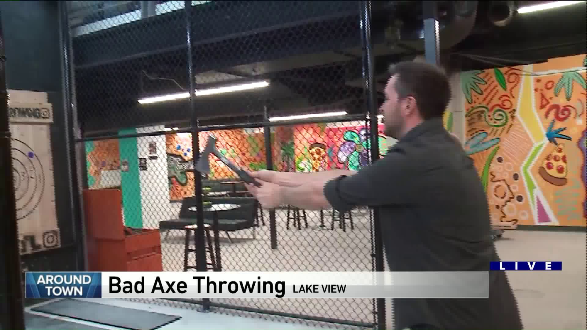 Around Town tries Bad Axe Throwing