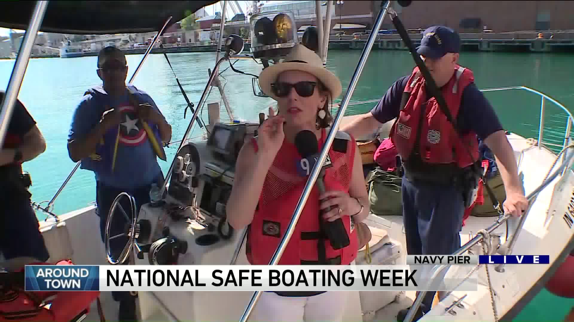 Around Town with the U.S. Coast Guard for National Safe Boating Week