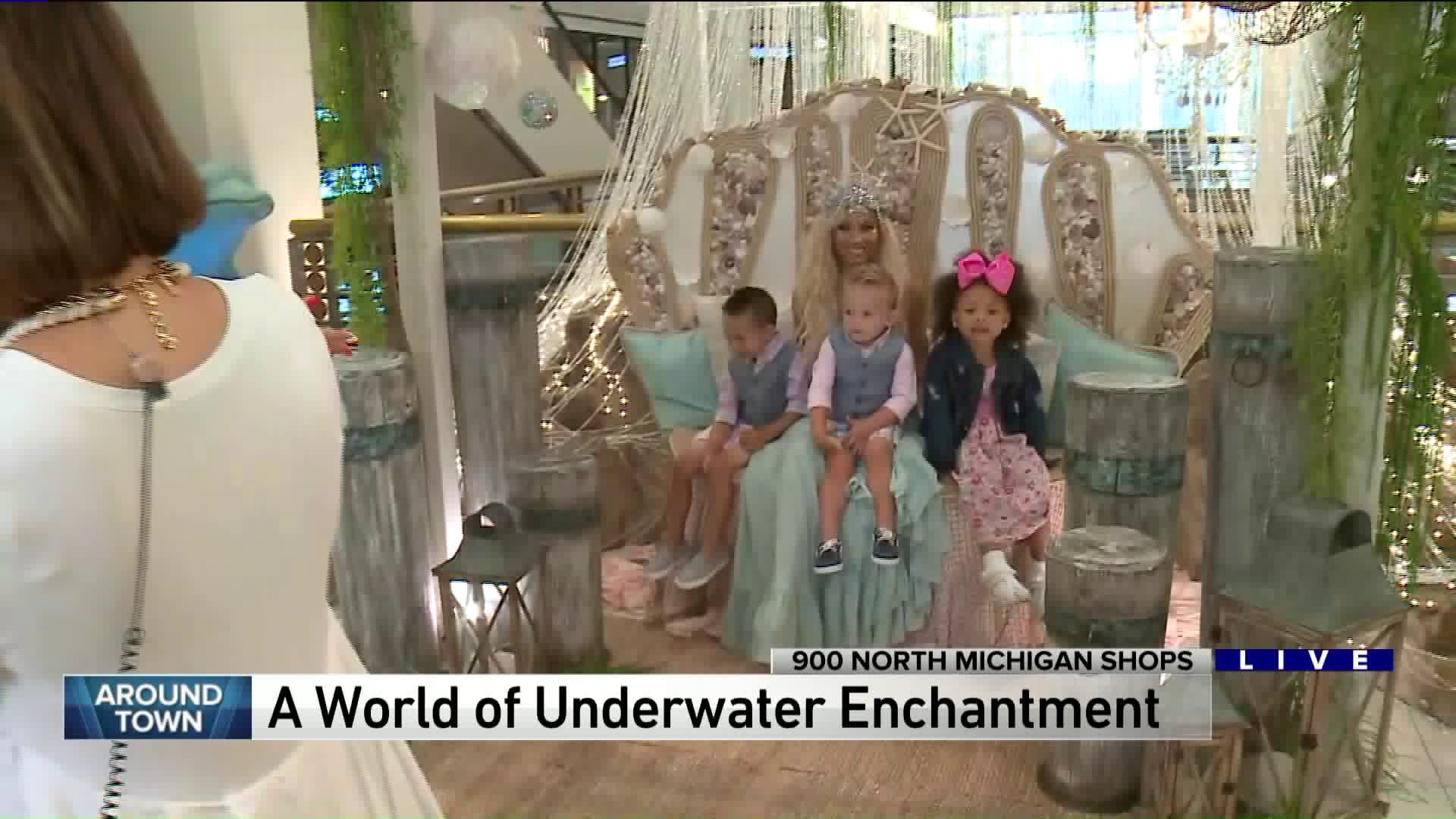 Around Town experiences the Underwater Wonder exhibit at 900 North Michigan Shops