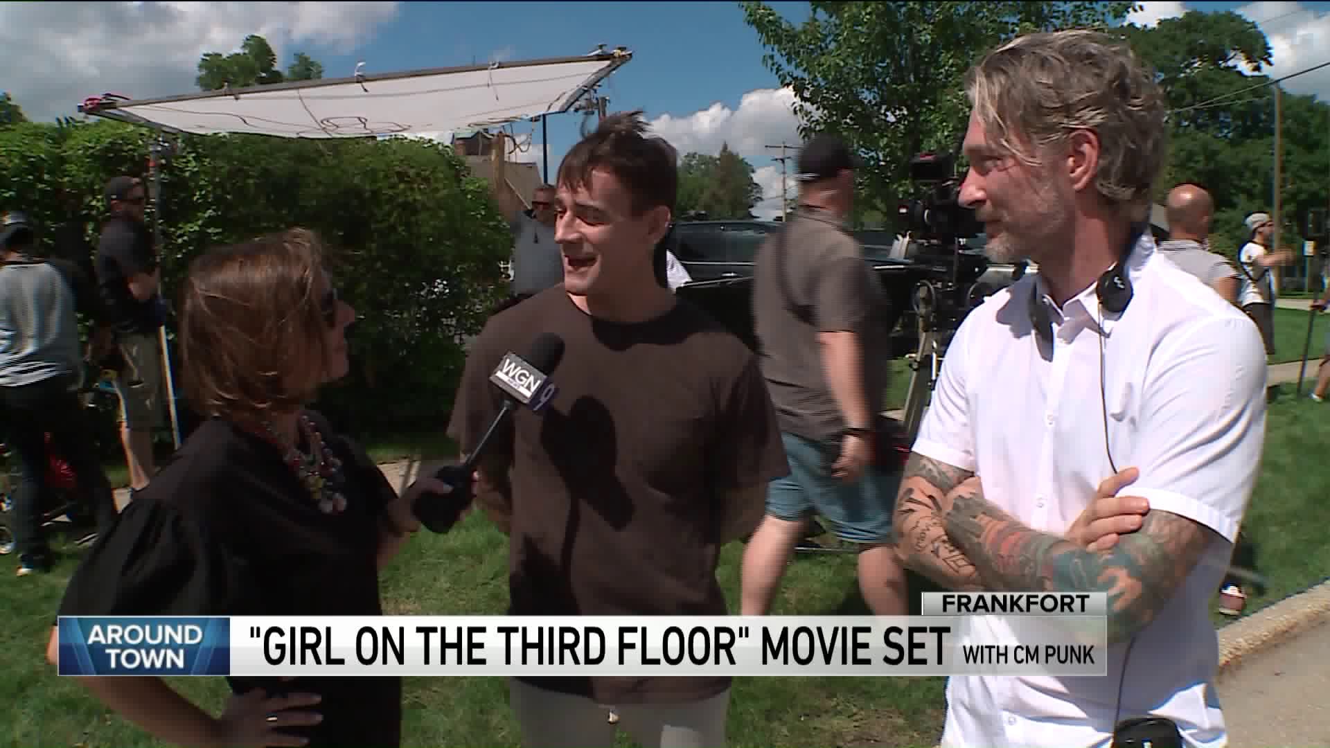 Around Town goes on set of CM Punk’s new movie, ‘Girl on the Third Floor’
