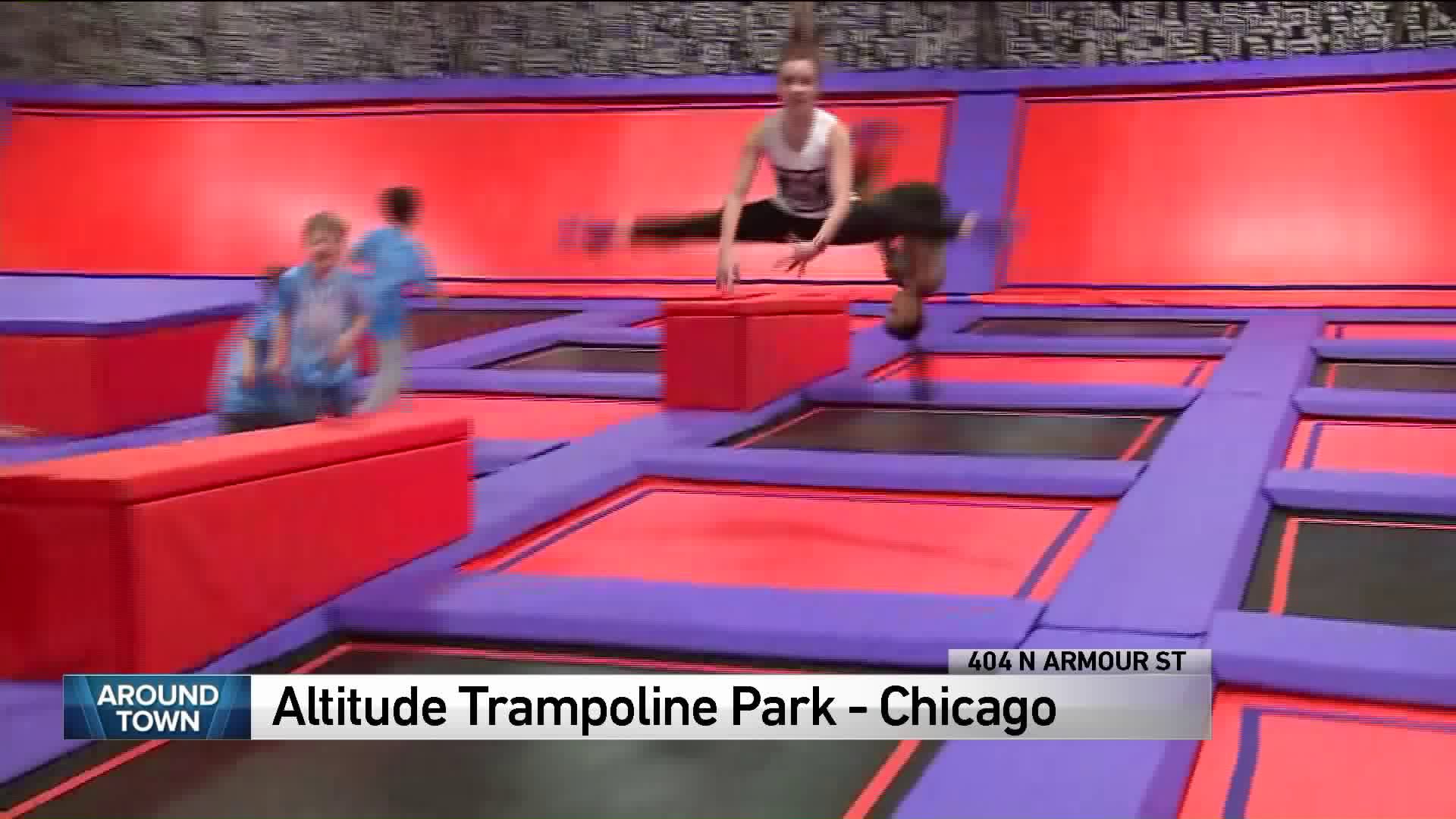 Around Town checks out Altitude Chicago – the city’s first trampoline park