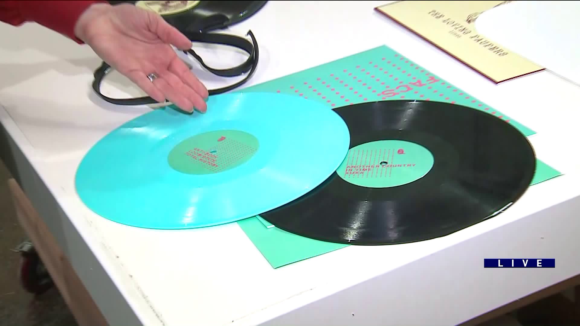 Around Town learns how a record is made at Smashed Plastic
