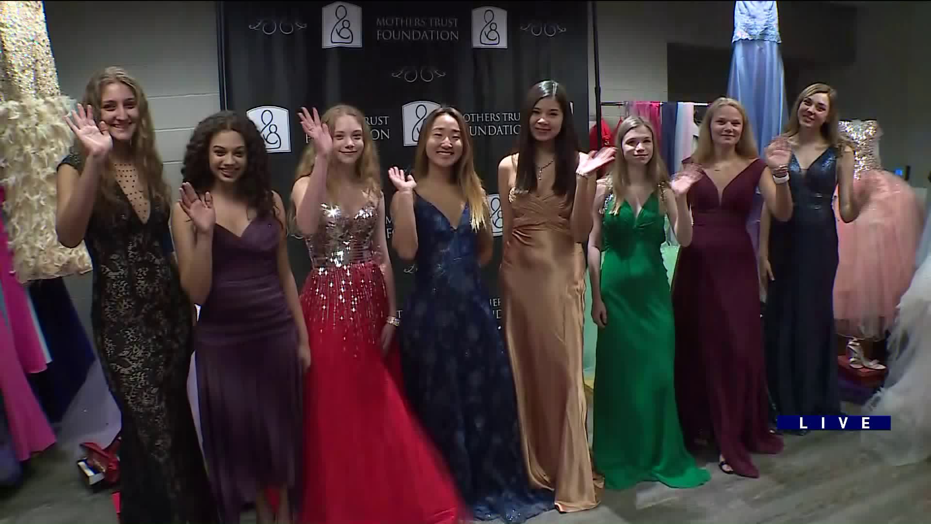 Around Town checks out the Mothers Trust Foundation Pop Up Prom Shoppe