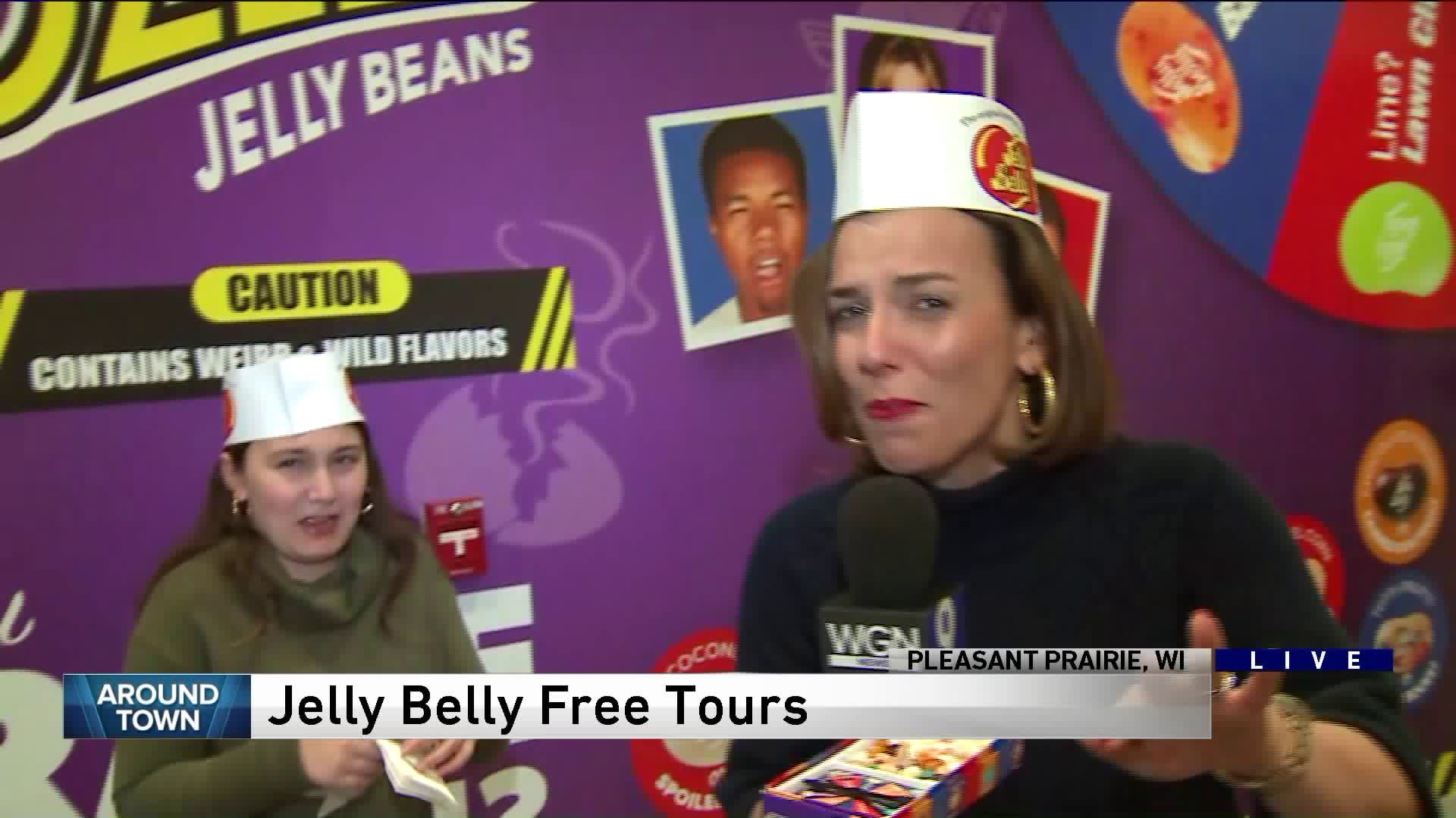 Around Town tours the Jelly Belly Visitor Center