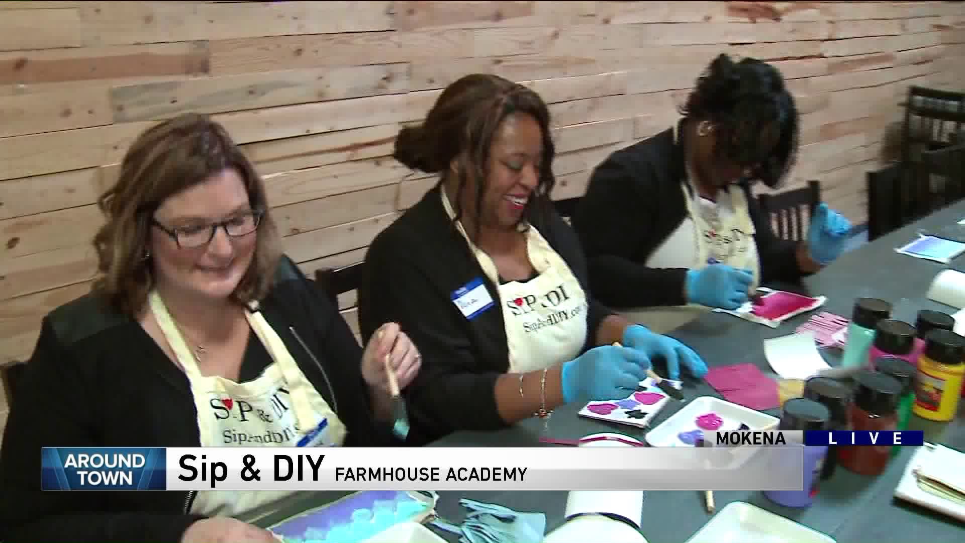 Around Town gets crafty with SIP & DIY