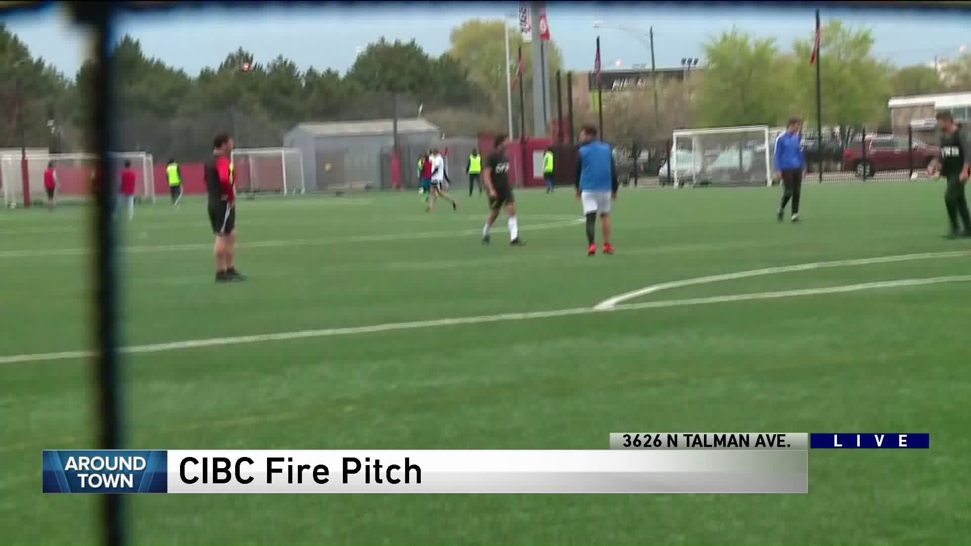 Around Town checks out CIBC Fire Pitch