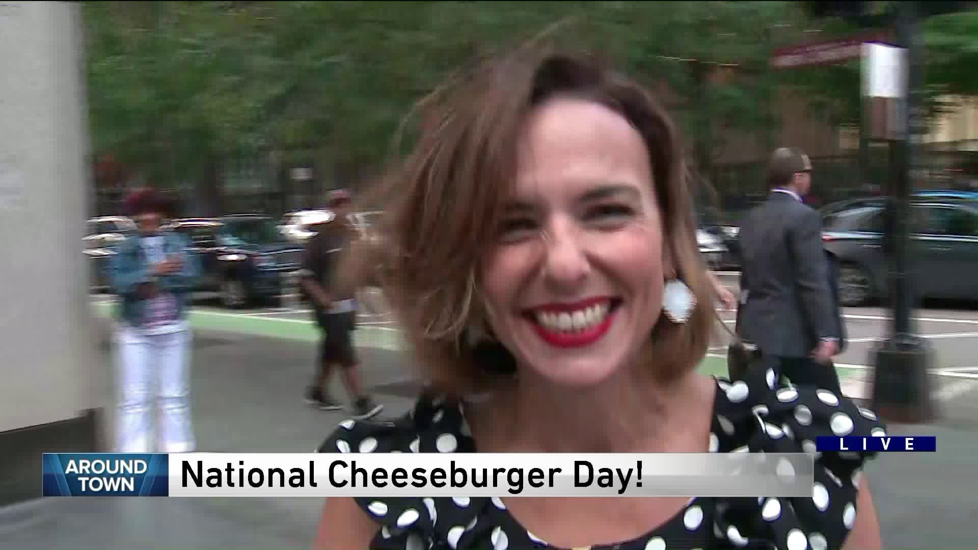 Around Town celebrates National Cheeseburger Day out on the streets