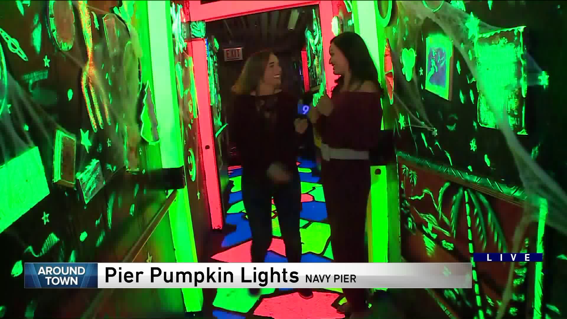 Around Town visits Pier Pumpkin Lights