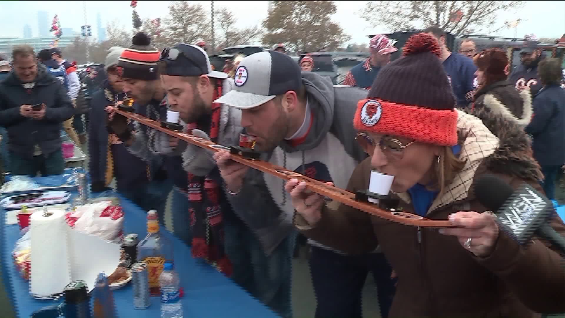 WGN reporter Ana Belaval goes tailgating for the first time