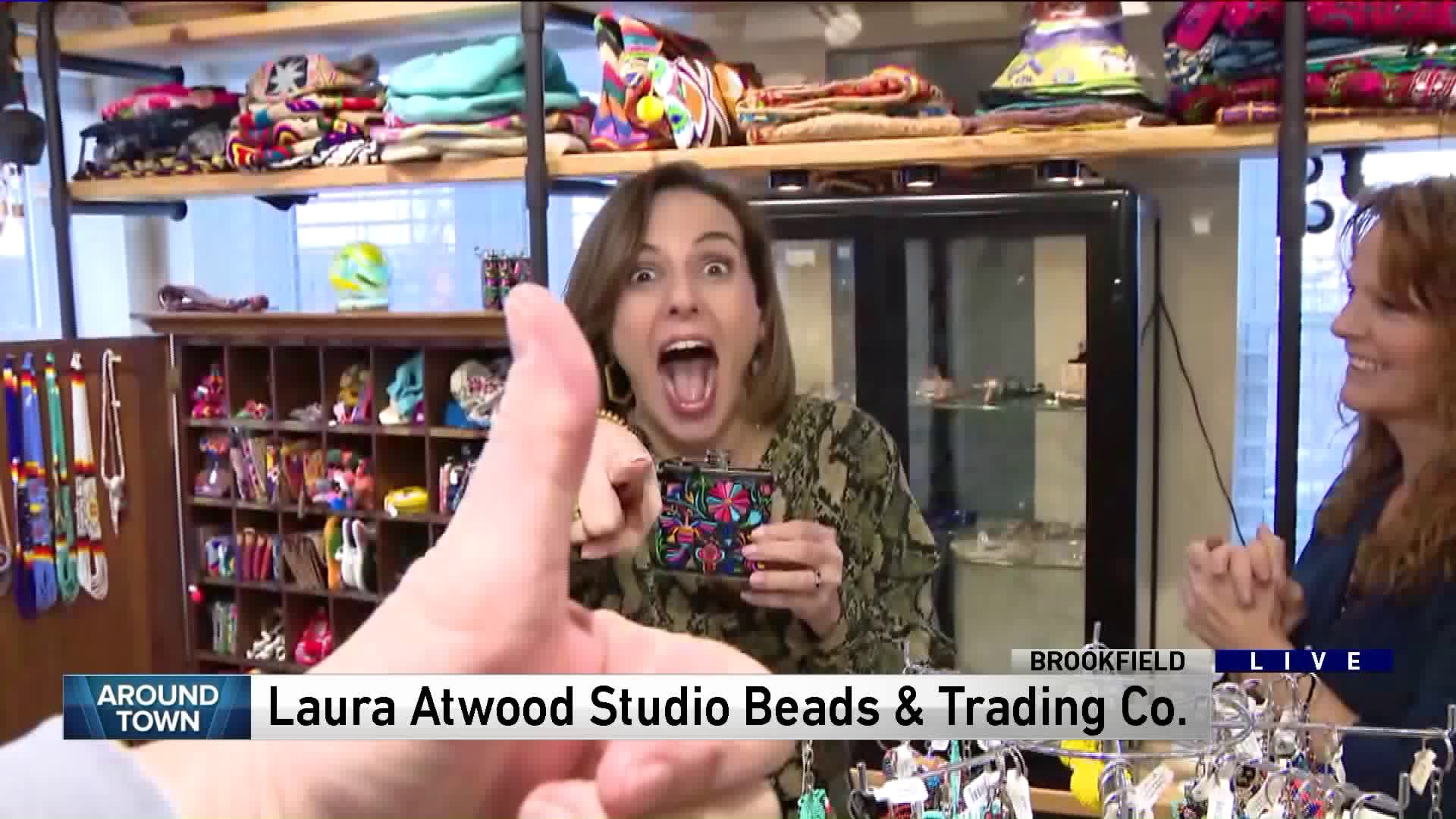 Around Town visits Laura Atwood Studio – Beads & Trading Co.