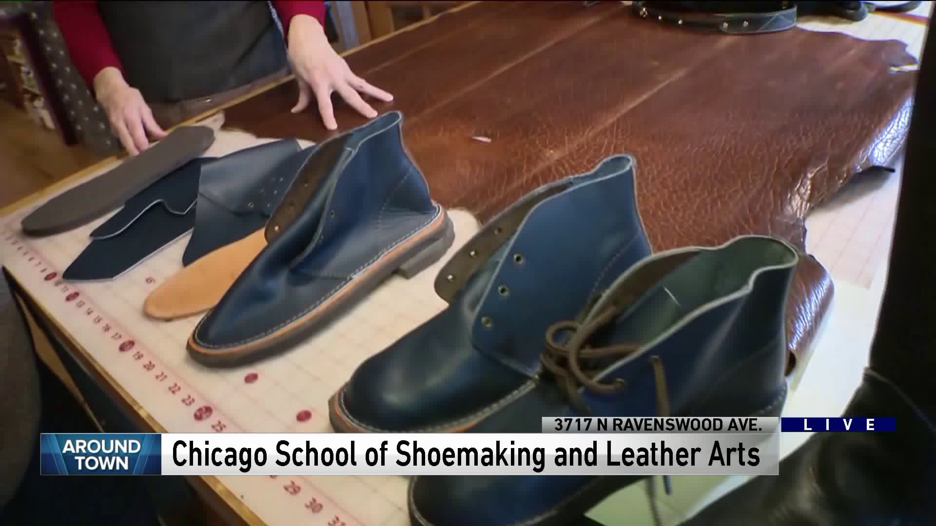Around Town shows you how to make shoes at the Chicago School of Shoemaking and Leather Arts