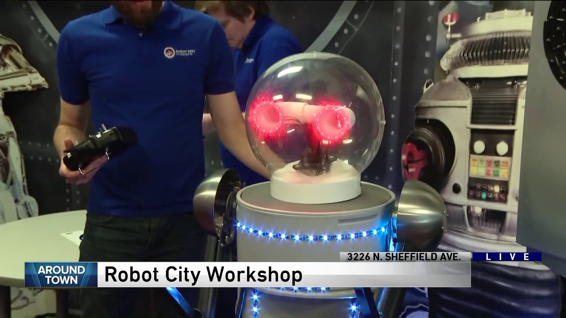 Around Town builds robots at Robot City Workshop