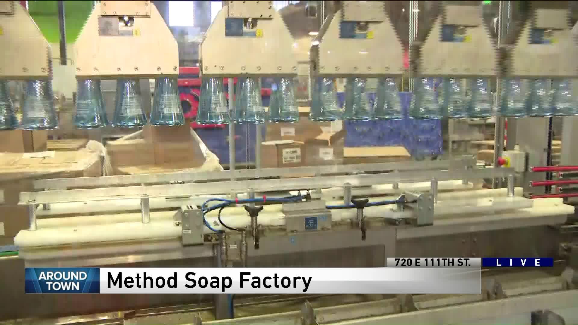 Around Town gets a behind the scenes look at the Method Soap Factory