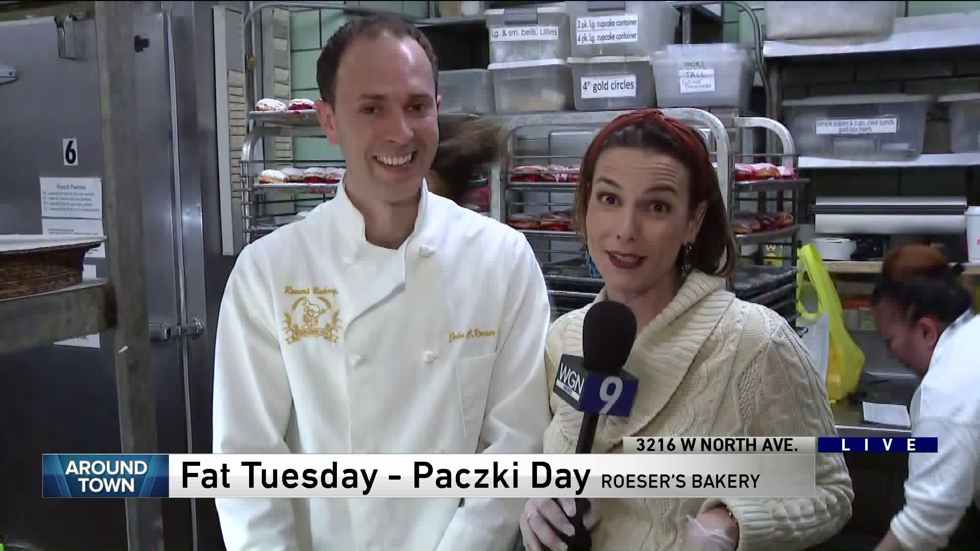 Around Town celebrates Paczki Day at Roeser’s Bakery