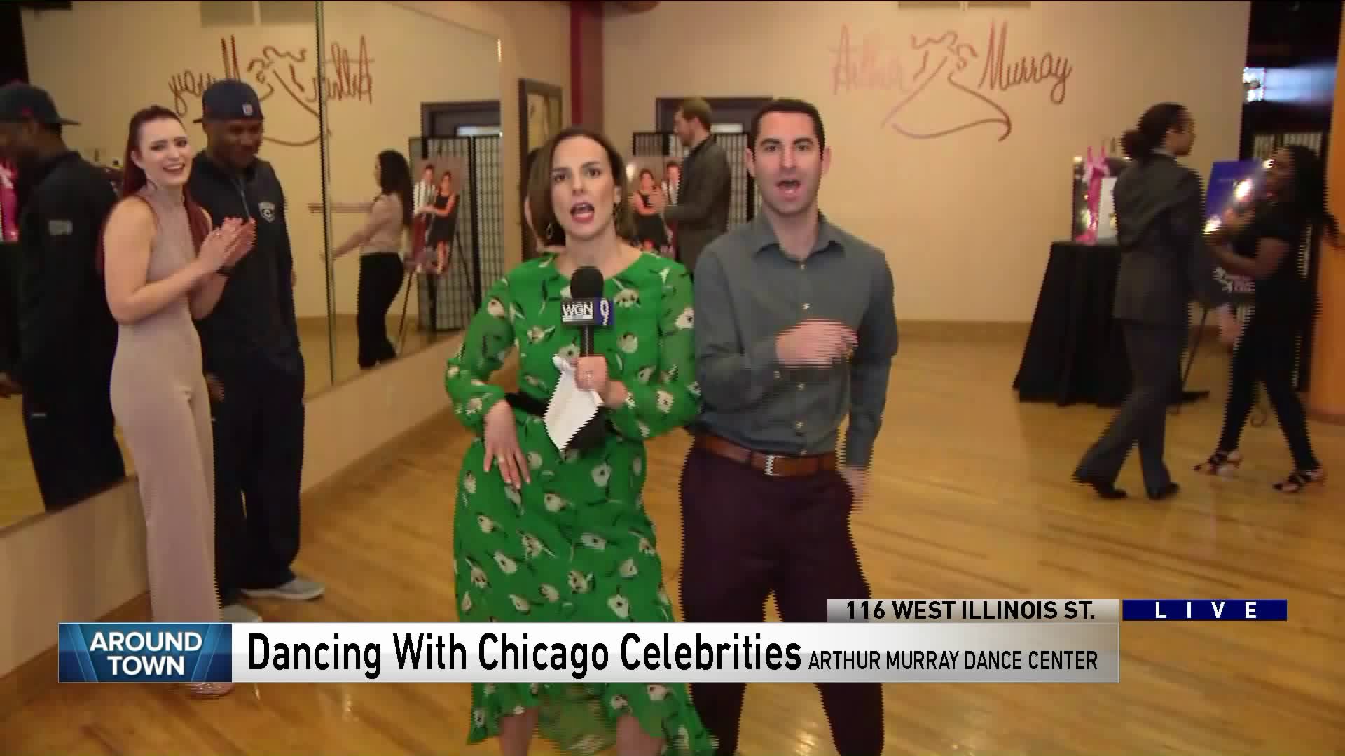 Around Town previews a dance rehearsal for the annual Dancing With Chicago Celebrities