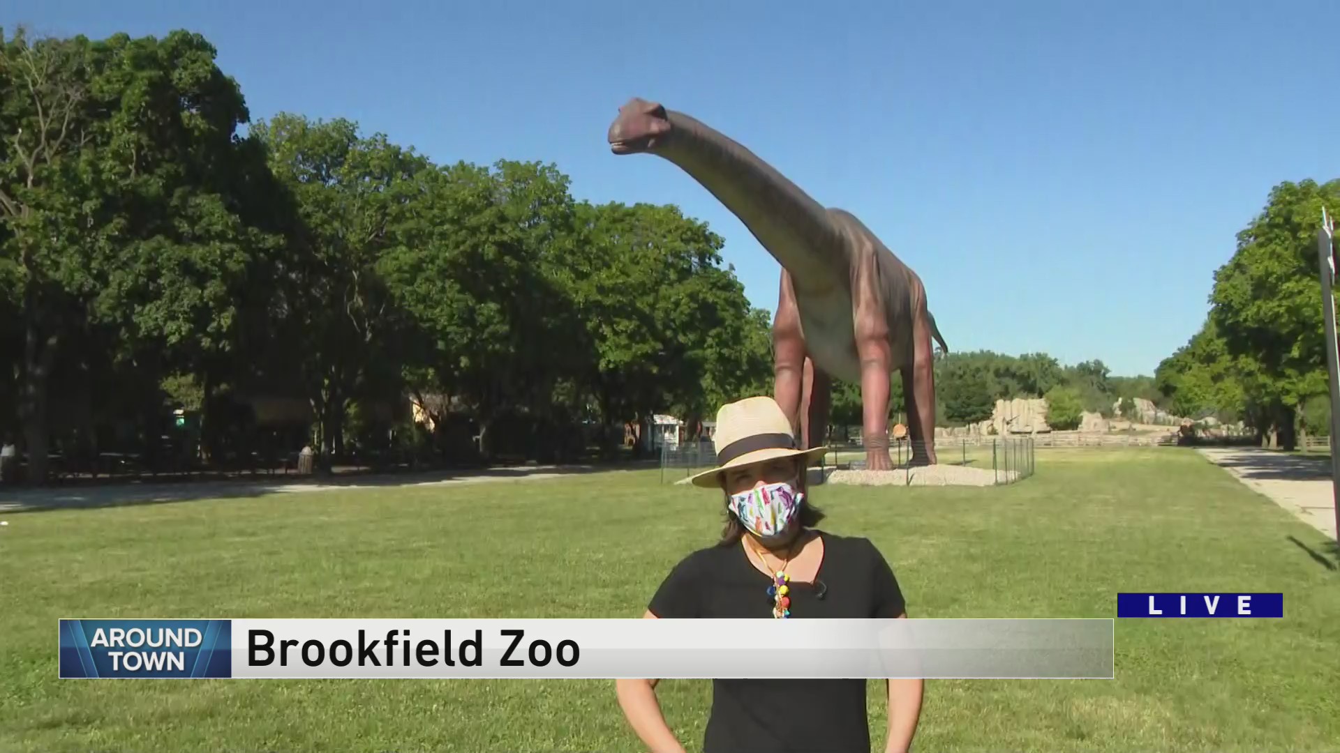 Around Town visits Brookfield Zoo and their new exhibit, ‘Dinos Everywhere!’