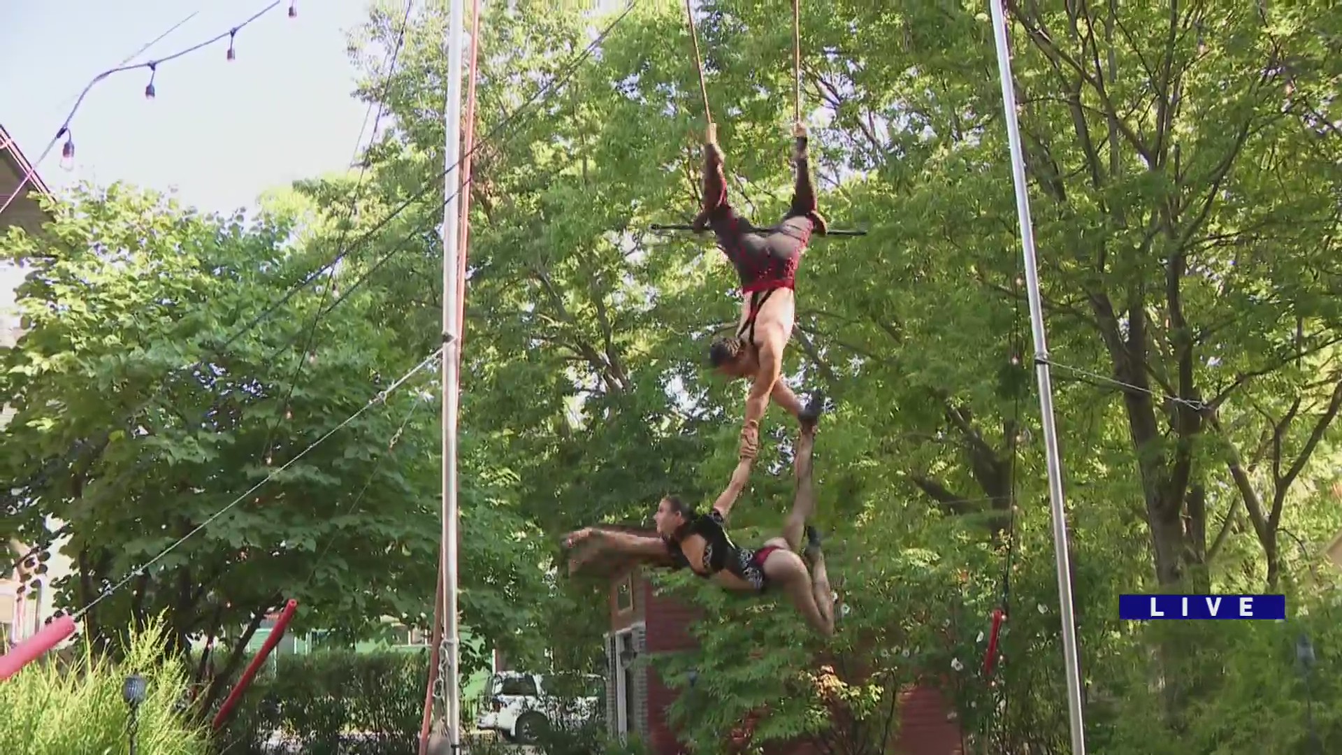 Around Town gets a sneak peek of Duo Rose Trapeze presents ‘Picnic Circus’
