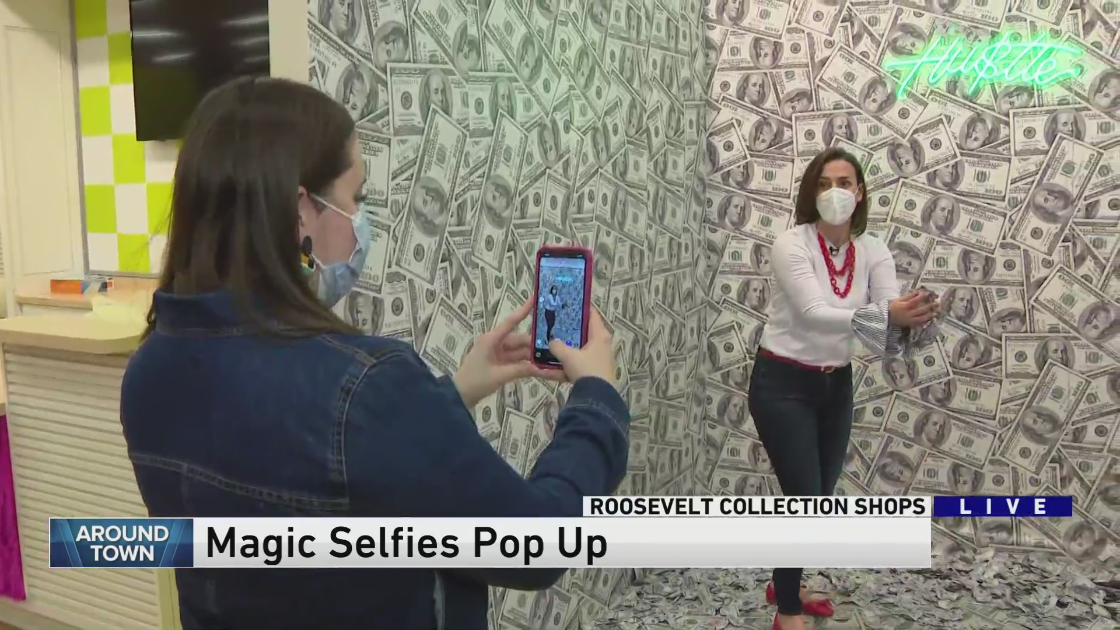 Around Town checks out Magic Selfies Pop Up at Roosevelt Collection Shops