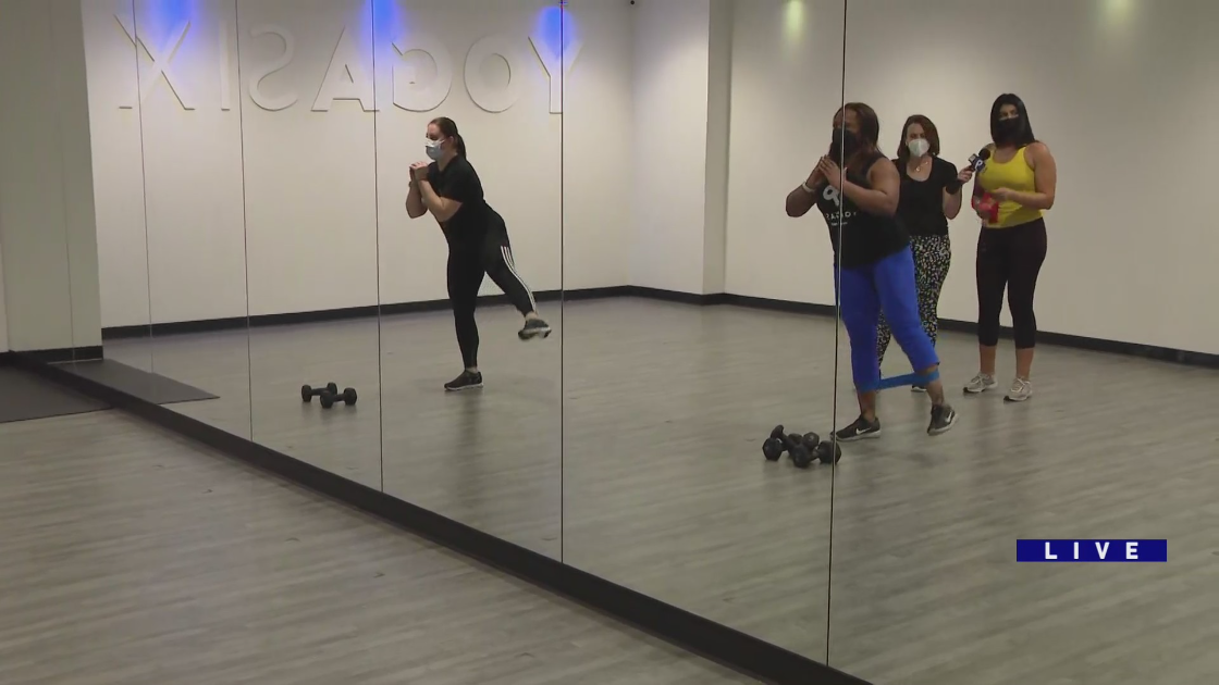 Around Town demonstrates ‘At Home Workouts’ with Kay Yasin