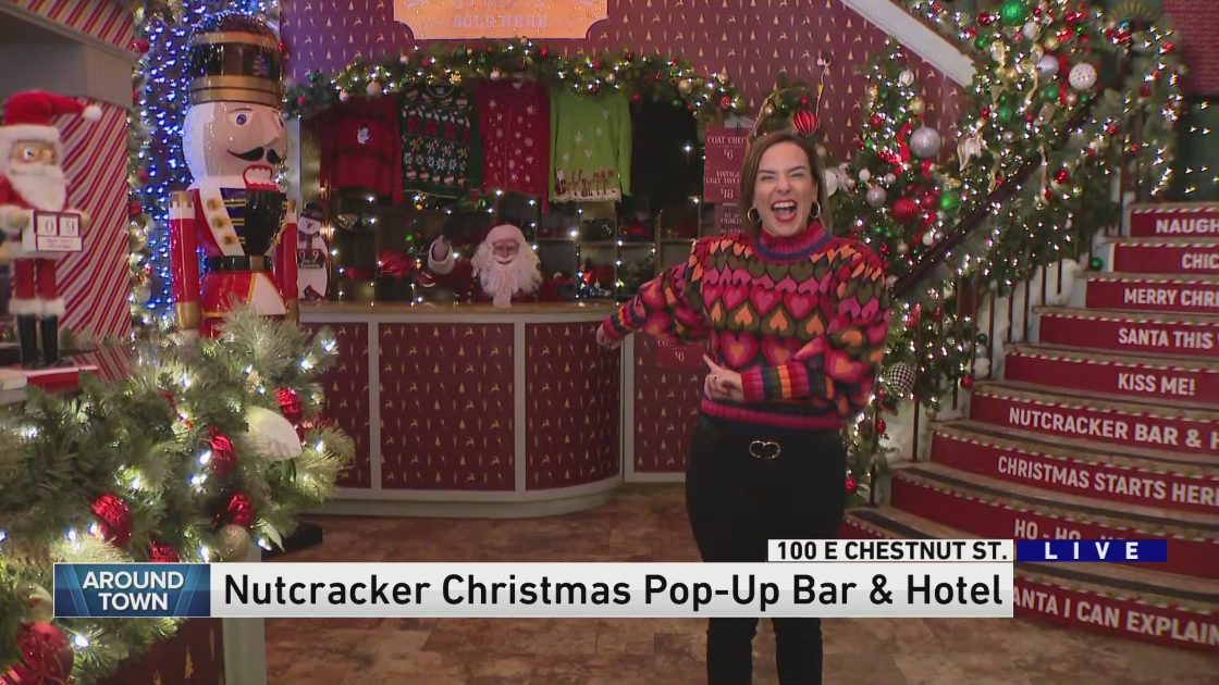 Around Town checks out the Nutcracker Christmas Pop-Up Bar & Hotel