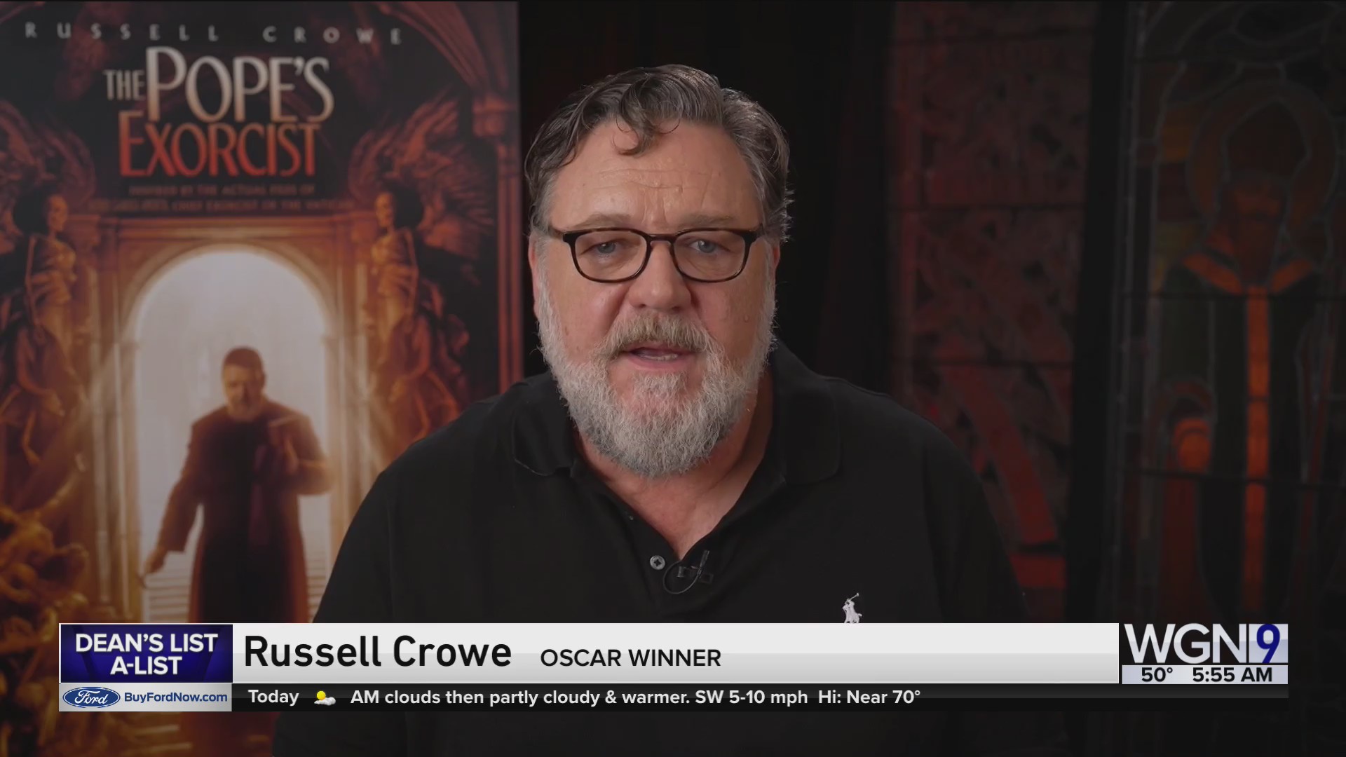 Dean’s A-List Interviews: Oscar winner Russell Crowe talks ‘The Pope’s Exorcist’