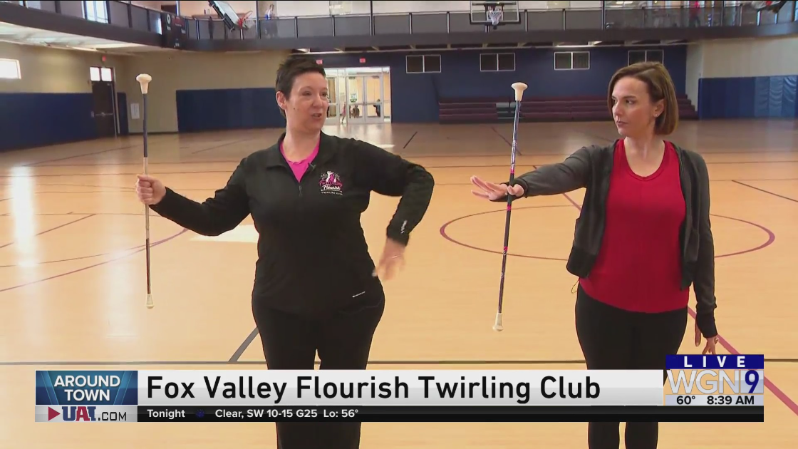 Around Town checks out Fox Valley Flourish Twirling Club
