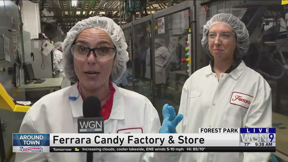 Around Town visits Ferrara Candy Factory & Store