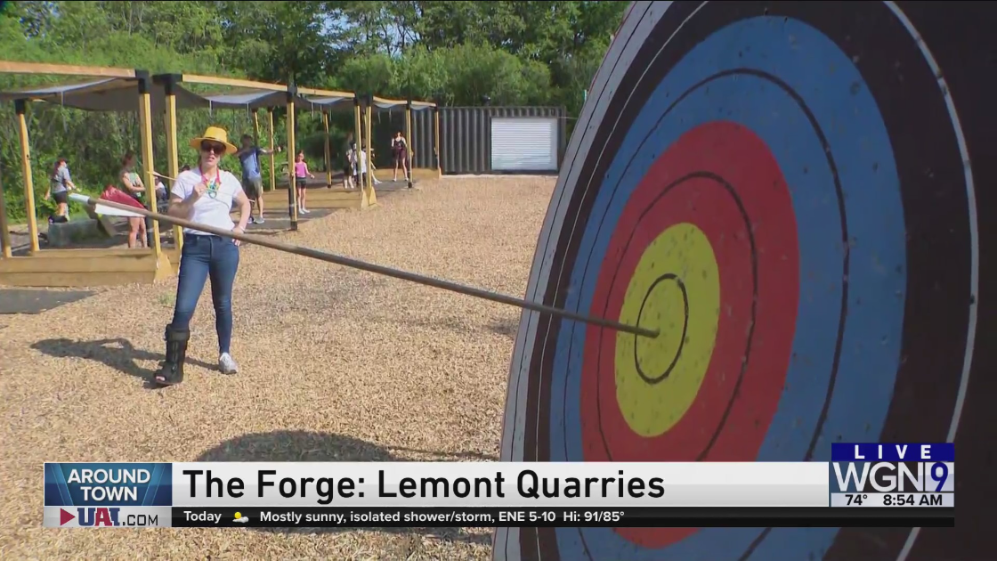 Around Town visits The Forge: Lemont Quarries