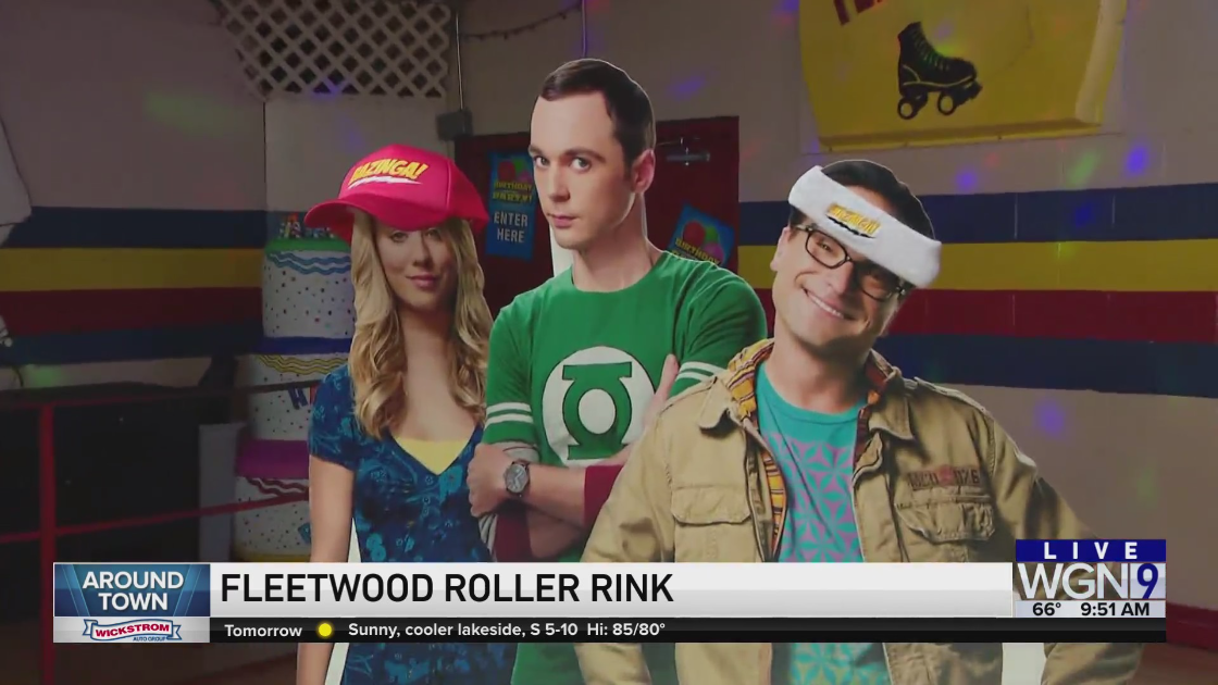 Around Town celebrates ‘The Big Bang Theory’ coming to WGN with a roller rink takeover