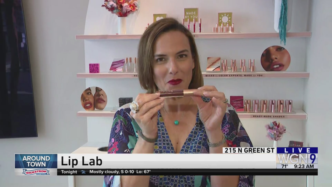 Around Town makes lip gloss and lipstick at Lip Lab Chicago