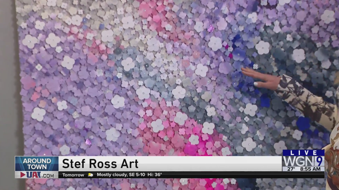 Around Town takes a look at the artwork of artist, Stef Ross