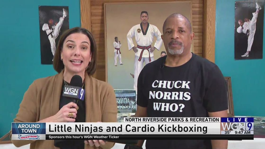 Around Town checks out Little Ninjas and Cardio Kickboxing with Master Jerry Kidd