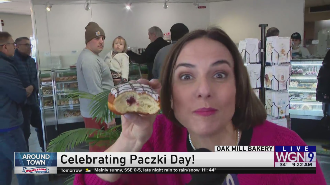 Around Town visits Oak Mill Bakery to celebrate Paczki Day