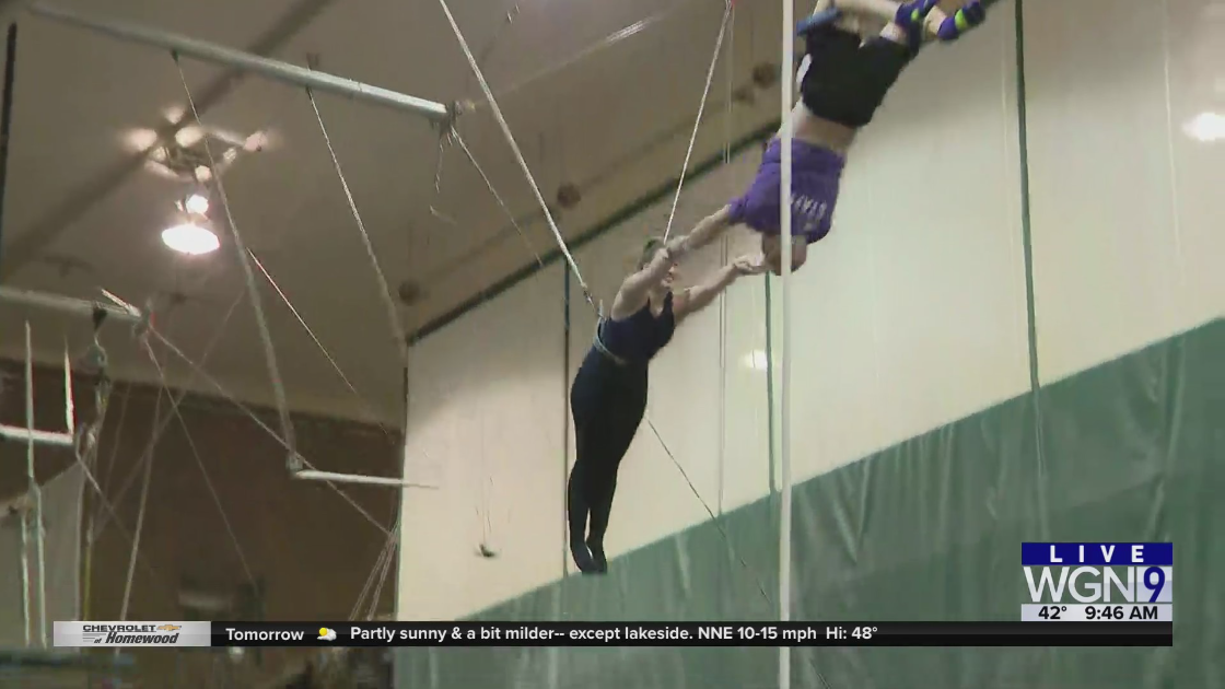 Around Town checks out Get a Grip Trapeze